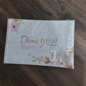 25 10x13 Floral Thank You polymailers
